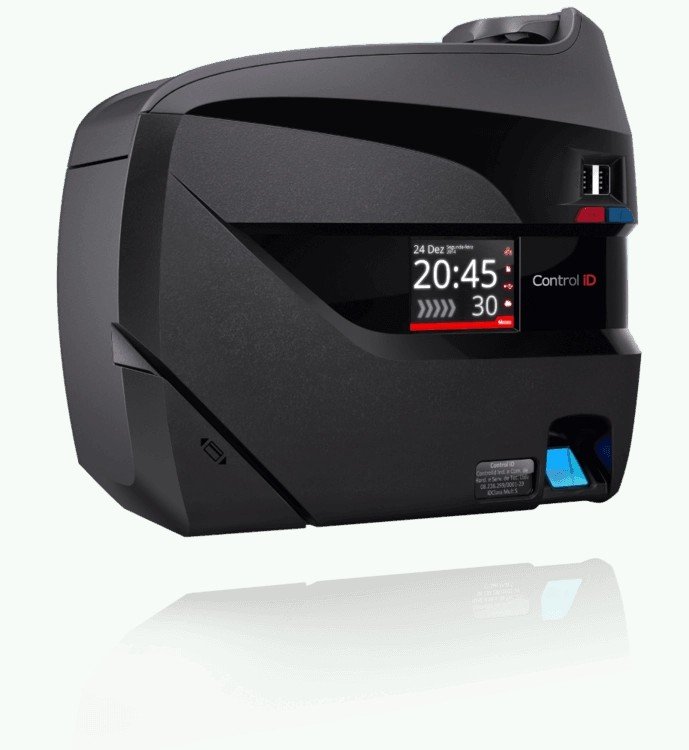 Relógio de ponto Control iD REP iDClass, identificação por biometria